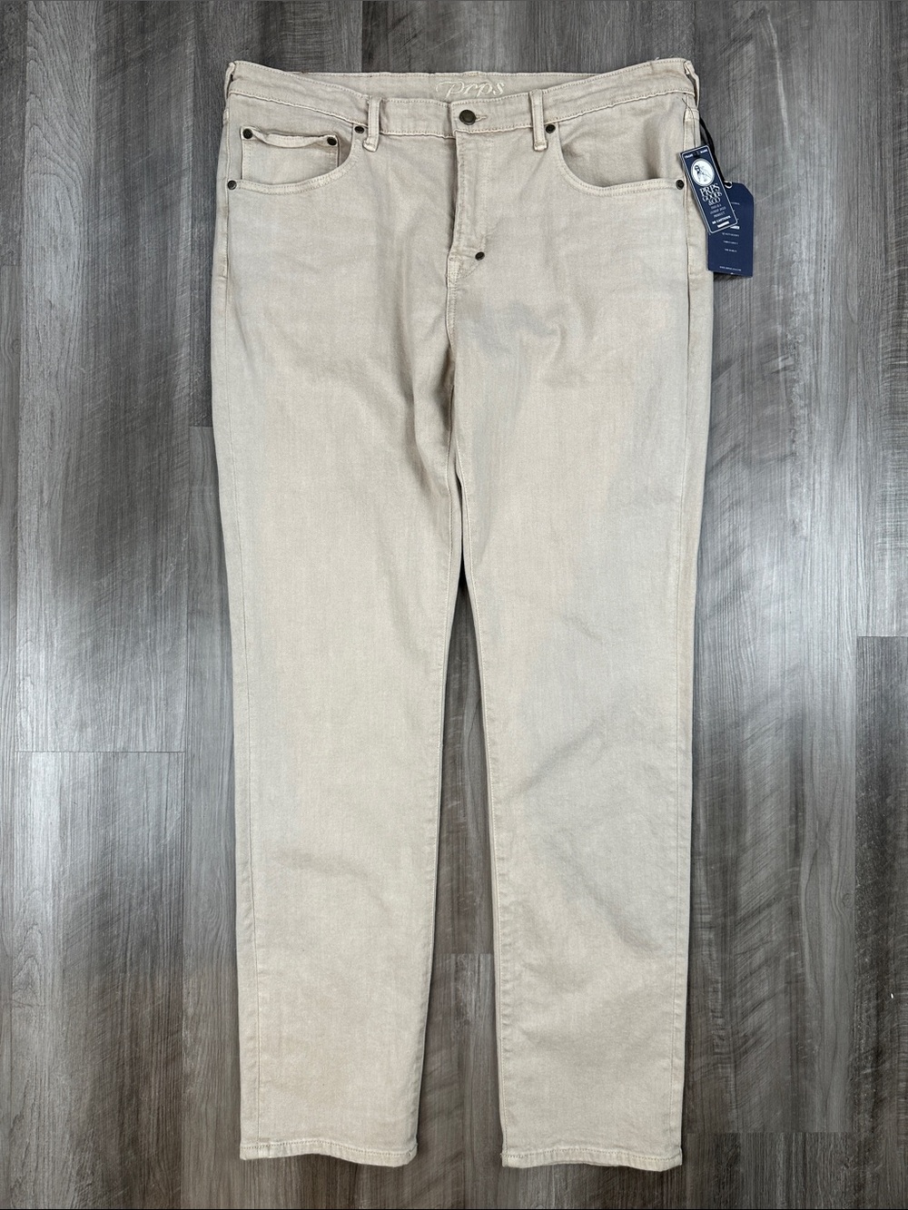 PRPS Le Sabre Beige Slim Straight Jeans - 38